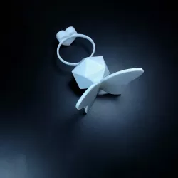 Geometric Butterfly Ring