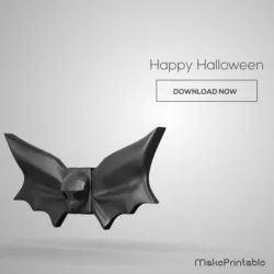 Halloween Bat Bow Tie