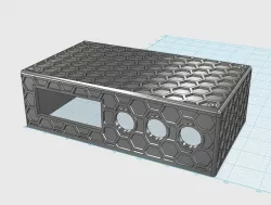 Hex Style Project Housing Box for Temp Controller and 3 Switches