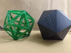 Icosohedron frame