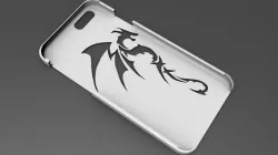 iPhone 6 Basic Case tribal dragon