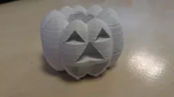 Jack-O-Lantern candy dispenser for design contest