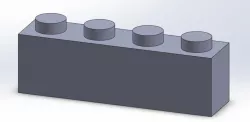 Lego Brick 1x4