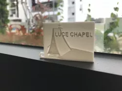 Lithophane for the Luce Chapel