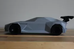 Low-poly Aston Martin Vulcan