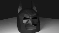 Low Poly Batman Mask