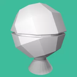 Low Poly Chrismas (Dead) Star