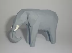 Low Poly Elephant