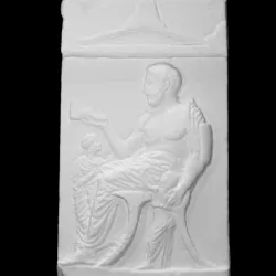 Marble tombstone of Xanthippos