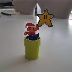 mario pipe Christmas tree toper