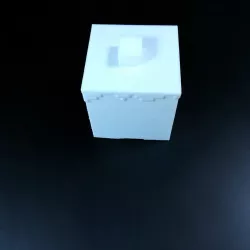 mine craft dirt block Christmas ornament