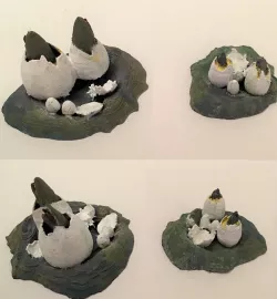 Miniature Hatching Monster Eggs