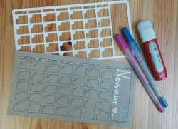 monthly calendar