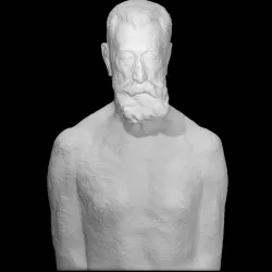 Naked bust of Anatole France
