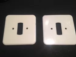 old French light switch cover