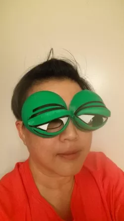 Pepe the Frog Holloween Costume Eyeglasses Tie-on