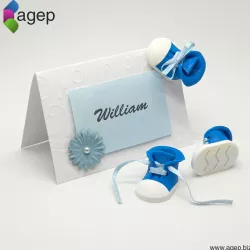 Place Card Decoration - Baby Shoe