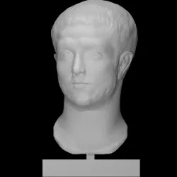Portrait of a Gallic man
