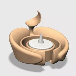 Real embrace - Candle holder