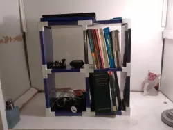 Recylced DVD Cases: Miscellaneous Items Shelf