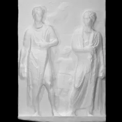 Relief slabs from a grave monument