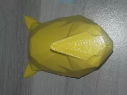 rhino head low poly