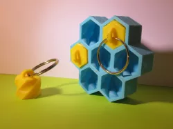 Rotating key rack