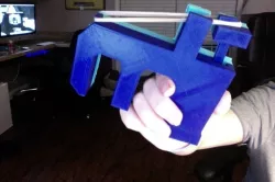 Rubber band gun no assembly required 2.6 (.stl file now)