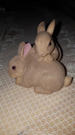 Scanned rabbit figure
