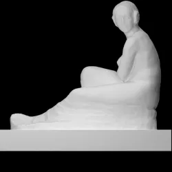 Seated girl