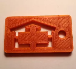 Shed Garage Garden House keychain