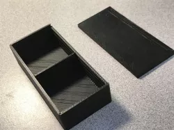 Simple Sliding Box 2 compartments