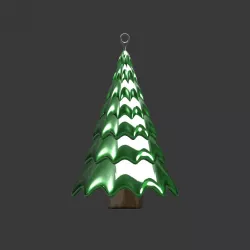 SIMPLE X-MAS TREE ORNAMENT