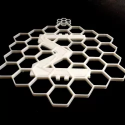 SmartCash honeycomb christmas ornament