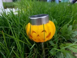 Solar Light Jack-O Lantern