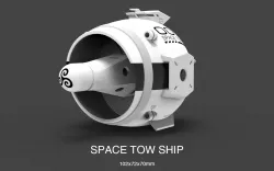 Space Tow Ship mechanical toy