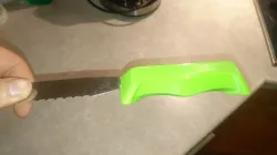 Spare bread knife handle