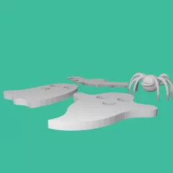 "Spooky" Toys (Spider,Ghosts,Bat)