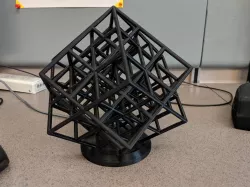 Spun Lattice Cube (Torture Test)