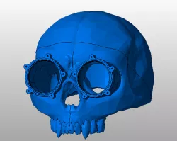 Steampunk Skull helmet