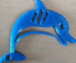 Steemit Keychain - Dolphin