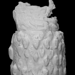 Stone Censer in the shape of a bat