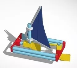 Straw-Cat Sailboat