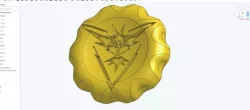 Team Instinct Badge/Coin