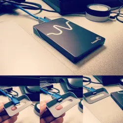 USB 3.0 Cable Retainer/Drive Dock for Seagate Slim External HD
