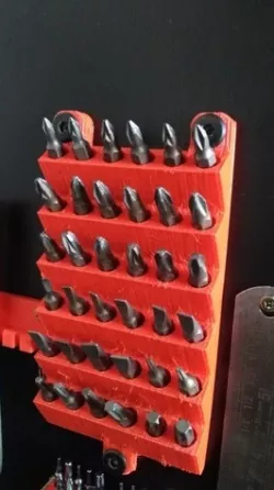 wall mounted screwdriver bit holder