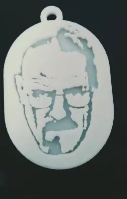 Walter White keychain
