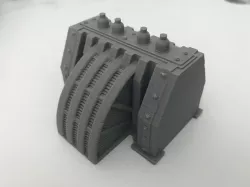 Warhammer 30K / 40K compatible Terrain - Kombination of Energy bridge and turbine