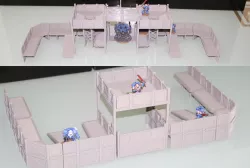 Warhammer 30K / 40K compatible Terrain - Modulare Outpost - Add-On for medium Outpost