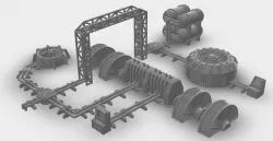 Warhammer 30K / 40K compatible Terrain - Pipelines